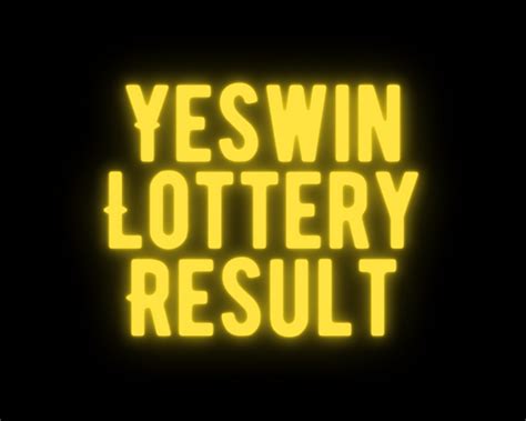 yeswin result